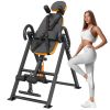 Inversion Table, 300lbs Capacity Heavy Duty Inversion Table, Decompression Back Stretcher Machine, Strength Training Equipment with Headrest