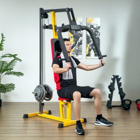 Chest Fly and Chest Press Machine for Back (Option: Yellow-2010x430x155 mm)