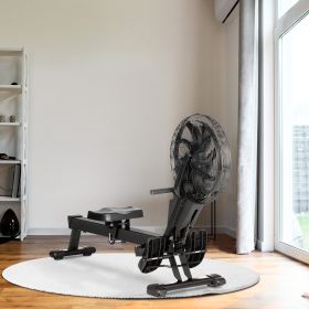 Air Rowing Machine (Option: Black-1350x225x700 mm)