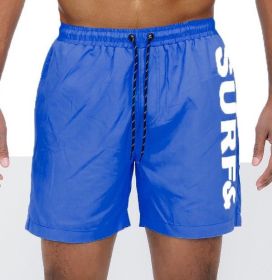 Surf&Beach Swim Trunks Board Shorts (Color: Blue, size: L)
