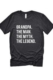 Grandpa Tee (Color: Red, size: L)