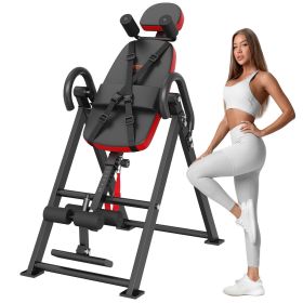 Inversion Table, 300 lbs Capacity Heavy Duty Inversion Table, Decompression Back Stretcher Machine, Strength Training Equipment with Headrest (default: Default)