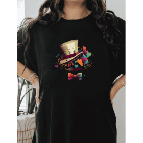 Casual Women's Cotton T-Shirt with Bow Detail - Trendy and Comfortable for Every Season (Style: 305)