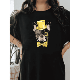 Casual Women's Cotton T-Shirt with Bow Detail - Trendy and Comfortable for Every Season (Style: 319)