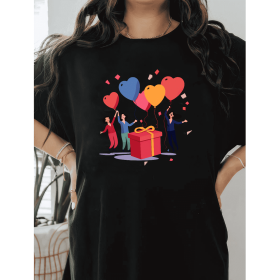 Casual Women's Cotton T-Shirt with Bow Detail - Trendy and Comfortable for Every Season (Style: 314)